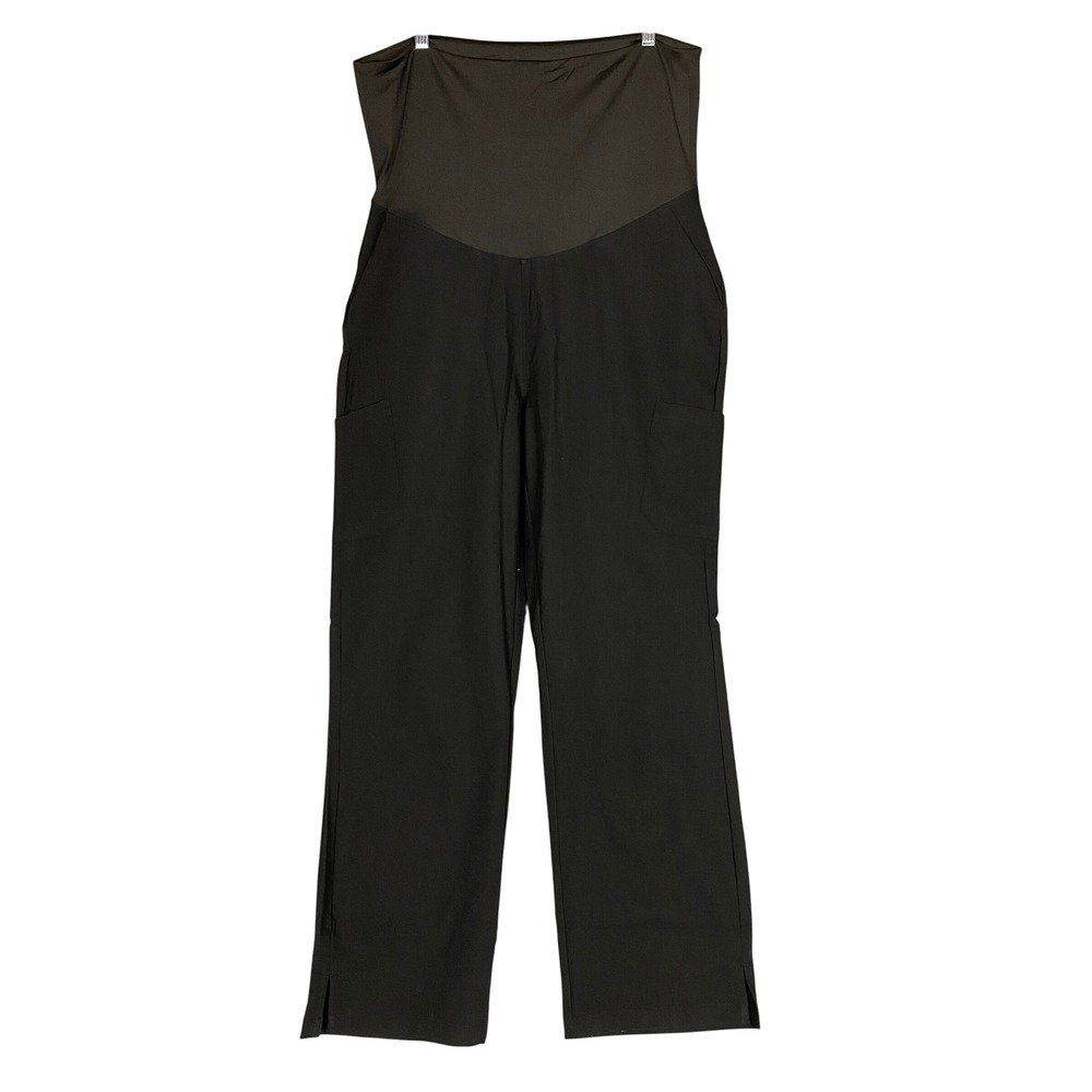 Mandala Maternity Cargo Regular Equa-Tek Scrub Pants Women XL Black